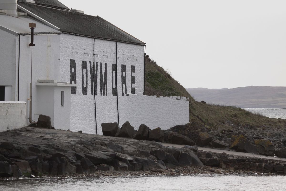 Bowmore distillery on the shore of Loch Indaal, shown for our Bowmore price Malaysia guide