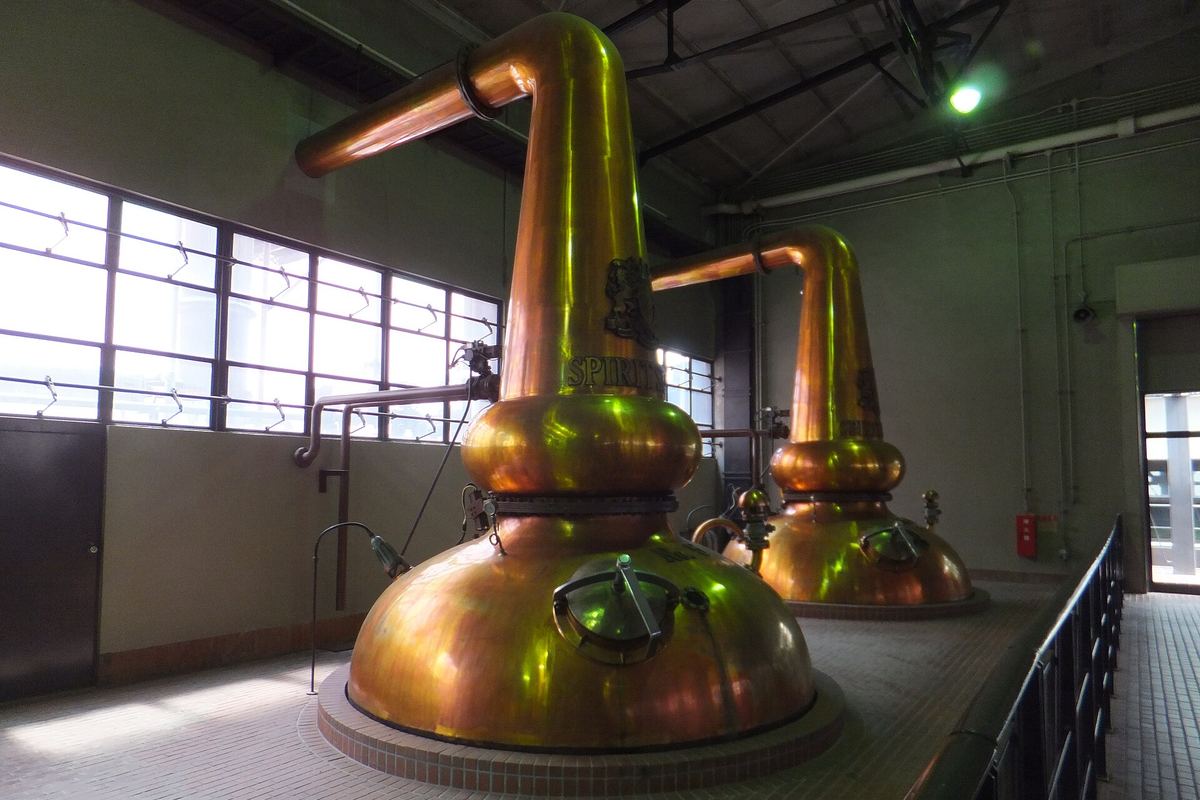 Yamazaki distillery buildings at the foot of Mt Tennozan, home of Suntory's single malt