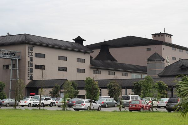 Kavalan whisky distillery buildings in Yilan, Taiwan
